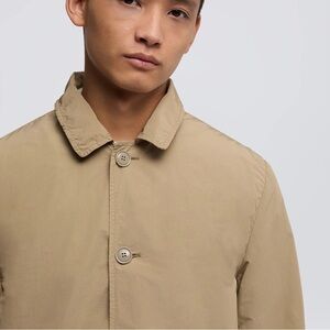 Aspesi Compact Polyester and Nylon Raincoat